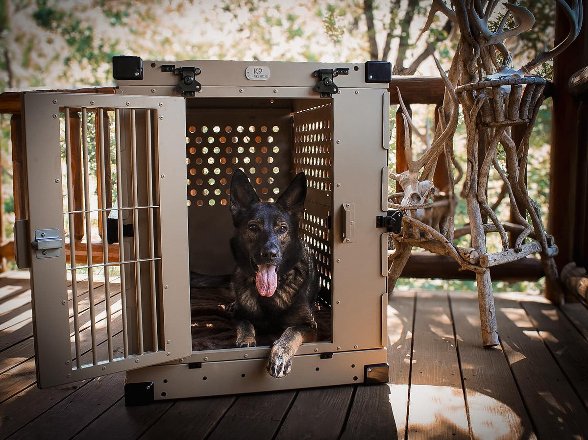 K9 Kennel Boss - Heavy-duty, fully collapsible aluminum dog crates